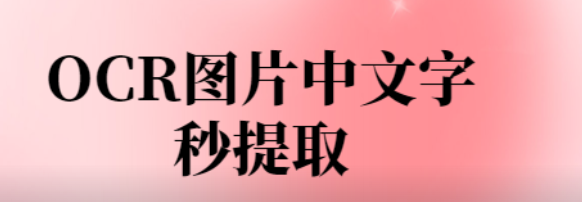 OCR图片中文字秒提取-龙猫科技站